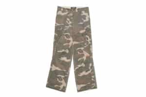 ISAiDNO Washed Loose Fit Cargo Pants Camo