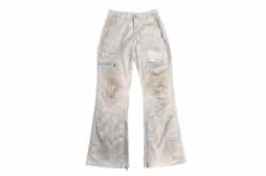 KLICK CLAK 25AW Spray Dirty Multi Bag Cargo Pants White