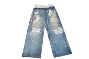 KLICK CLAK 25SS 3D Digital Printed Jeans Blue