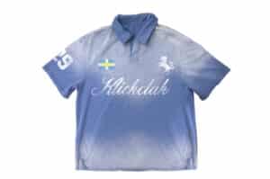 KLICK CLAK 26SS War Horse Logo Vintage Wash Polo Blue