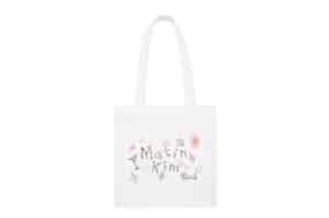 Matin Kim Artist Project X Daniel Oh Eco Bag White BG007