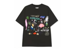 Matin Kim Artist Project X Stefan Meier Artwork Top Dark Grey TS007