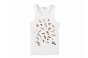 Mental Free 25SS Insect Print Vest White