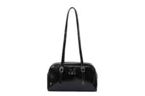 Mucent Ruin Metal Logo Baguette Bag Black