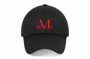 Mucent Signature Ball Cap Black Red
