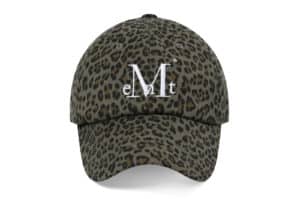 Mucent Signature Ball Cap Leopard Grey