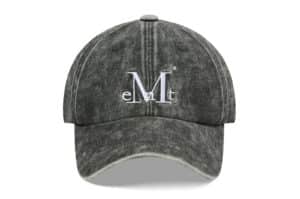 Mucent Signature Ball Cap Washed Grey