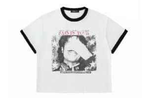 REGEN ZONE 26SS MJ Tour Tribute Color Block Tee White