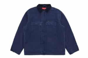 Supreme Old English Canvas Work Jacket Navy
