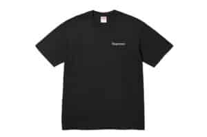 Supreme Paris Is Burning Tee Black