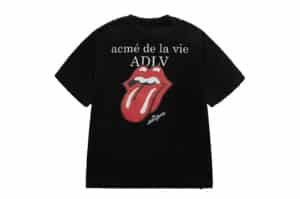 ADLV Rolling Stones Basic Logo Tee Black