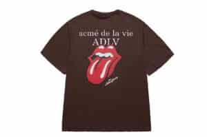 ADLV Rolling Stones Basic Logo Tee Brown