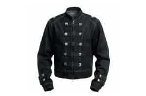 DND4DES Court Punk Raw Denim Jacket Black