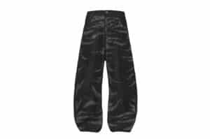 DND4DES Patchwork Raw Denim Jeans Black front