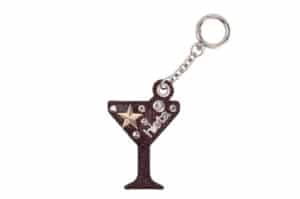 HIETA Martini Keyring Brown