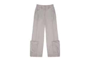 Matin Kim Loose Pocket Nylon Pants Beige PT004