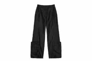 Matin Kim Loose Pocket Nylon Pants Black PT004