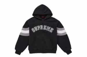 Supreme Filled Zip Up Hooded Sweatshirt Black