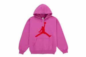 Supreme Jordan Hooded Sweatshirt (SS26) Pink