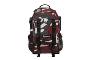Supreme Logo Backpack (SS26) Red Camo