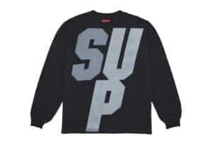 Supreme Reflective LS Top Black