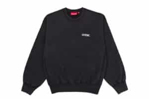 Supreme Washed Crewneck Black
