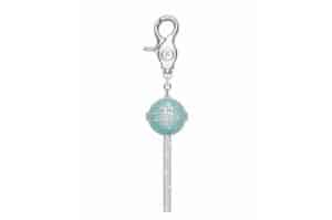 Baby Tarth Lollipop Keyring Aqua