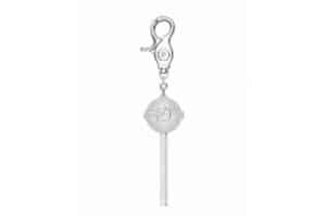 Baby Tarth Lollipop Keyring Silver