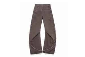 COUPURE Lotus W Knee Cargo Pants Brown