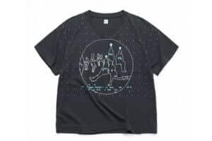 COUPURE Polka Dot Portrait Tee Black