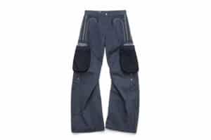 COUPURE x Koivu Jelly Fish Shaping Cargo Pants Blue