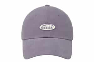 Emis Mini Rubber Patch Brushed Ball Cap Light Purple