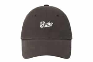 Emis Small Line Patch Ball Cap Brown