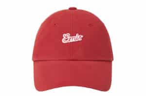 Emis Small Line Patch Ball Cap Red