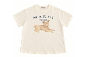 Mardi Mercredi Nez Tout Rose 01 Tee Cream Navy