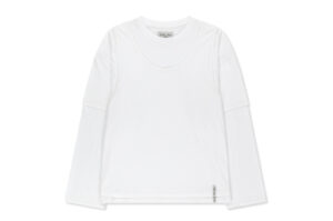 Matin Kim Cross Back Layered Top White TS055