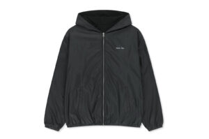Matin Kim Double Face Hoody Zip Up Black JP327