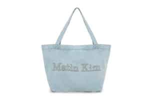 Matin Kim Matin Stitch Denim Shoulder Bag Sky BG712