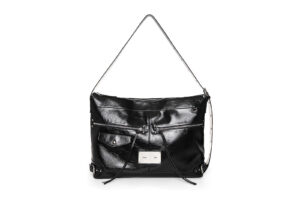 Matin Kim Side Buckle Biker Big Bag Black BG044