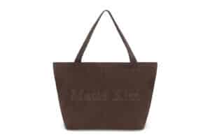 Matin Kim Vintage Washed Cotton Shoulder Bag Brown BG050