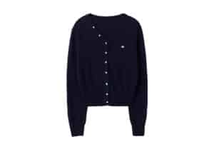 Rolarola Wool Blended V-Neck Cardigan Navy
