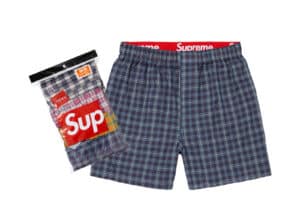 Supreme Hanes Plaid Boxers (4 Pack) Multicolor