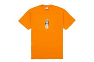 Supreme Prayer Card Box Logo Tee Orange