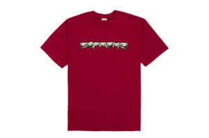 Supreme Skulls Spellout Tee Cardinal