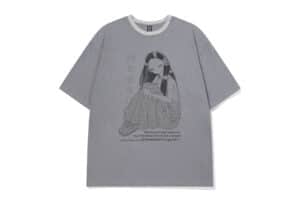 Wondervisitor Heesu Overfit Tee Grey