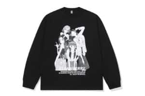 Wondervisitor Strawberry EP2 Raglan LS Tee Black