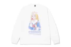 Wondervisitor Yurina School Raglan LS Tee White