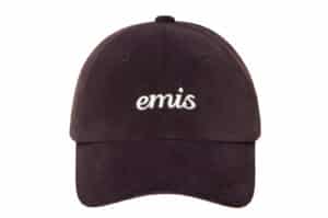 Emis Small Logo Velvet Ball Cap Purple