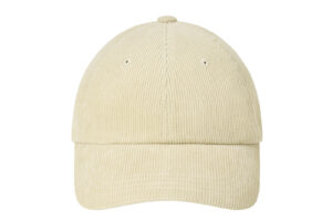 Emis Tag Corduroy Ball Cap Ivory