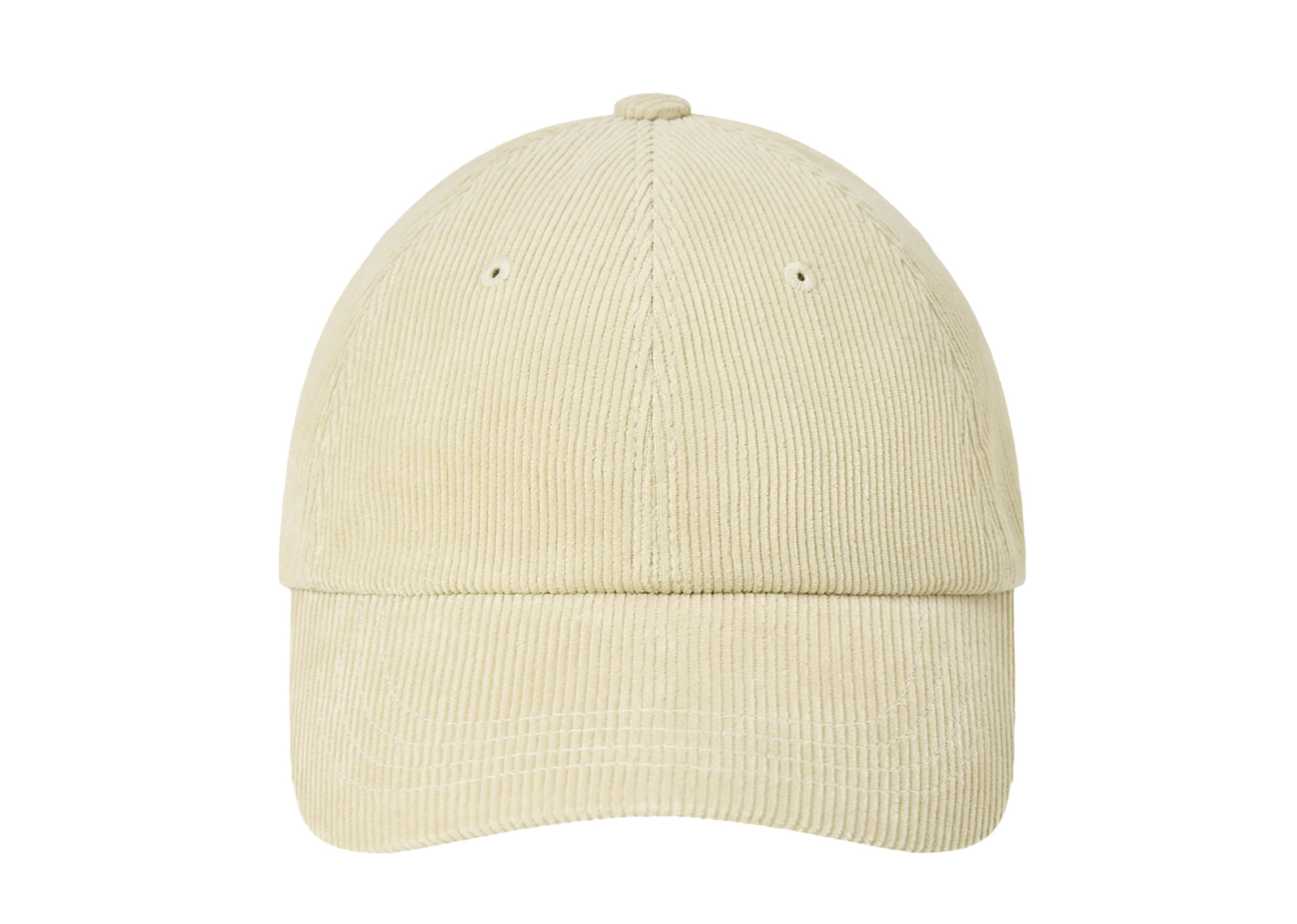 Emis Tag Corduroy Ball Cap Ivory
